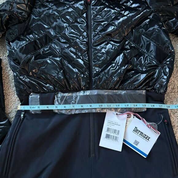 Perfect Moment Brooke Ski Suit Black Quilted NWT XL Waterproof - Picture 10 of 12